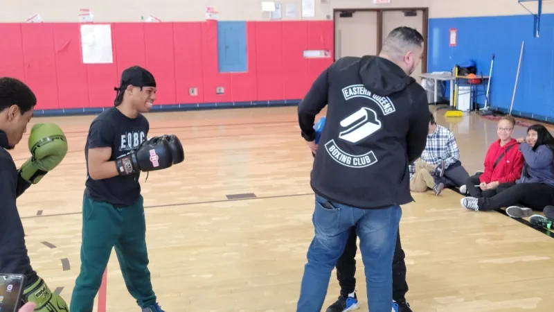 Kid boxing Lesson