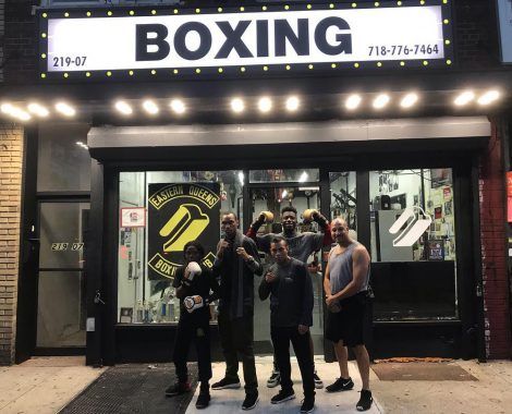 Boxing club outside